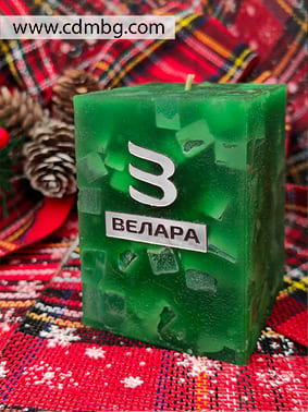 ароматна рекламна свещ с вградено лого
